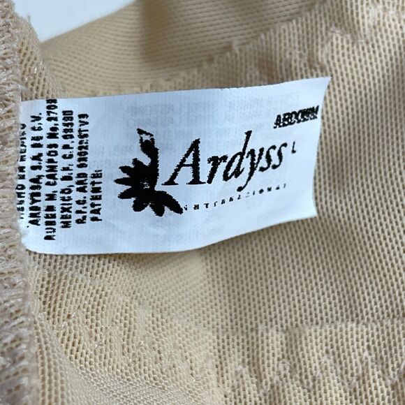 ARDYSS Women's T-Shirt Abdomen Control Back Support Girdle Shaper Large Beige - Picture 5 of 7